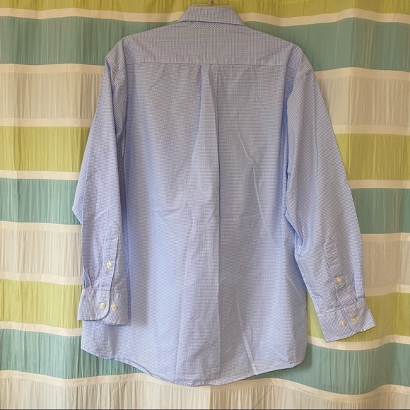 Club Room Gingham Long Sleeve Button Down Shirt - Picture 10 of 11